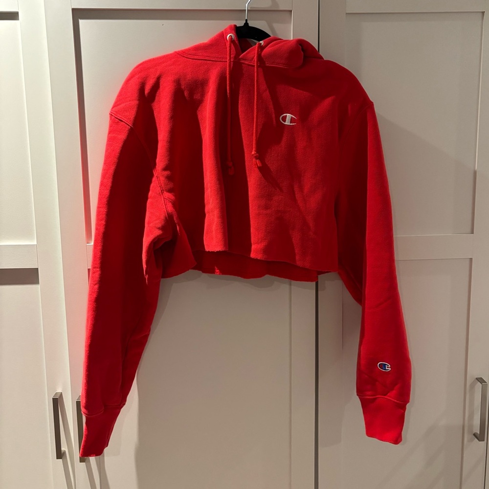 Cropped Champion hoodie